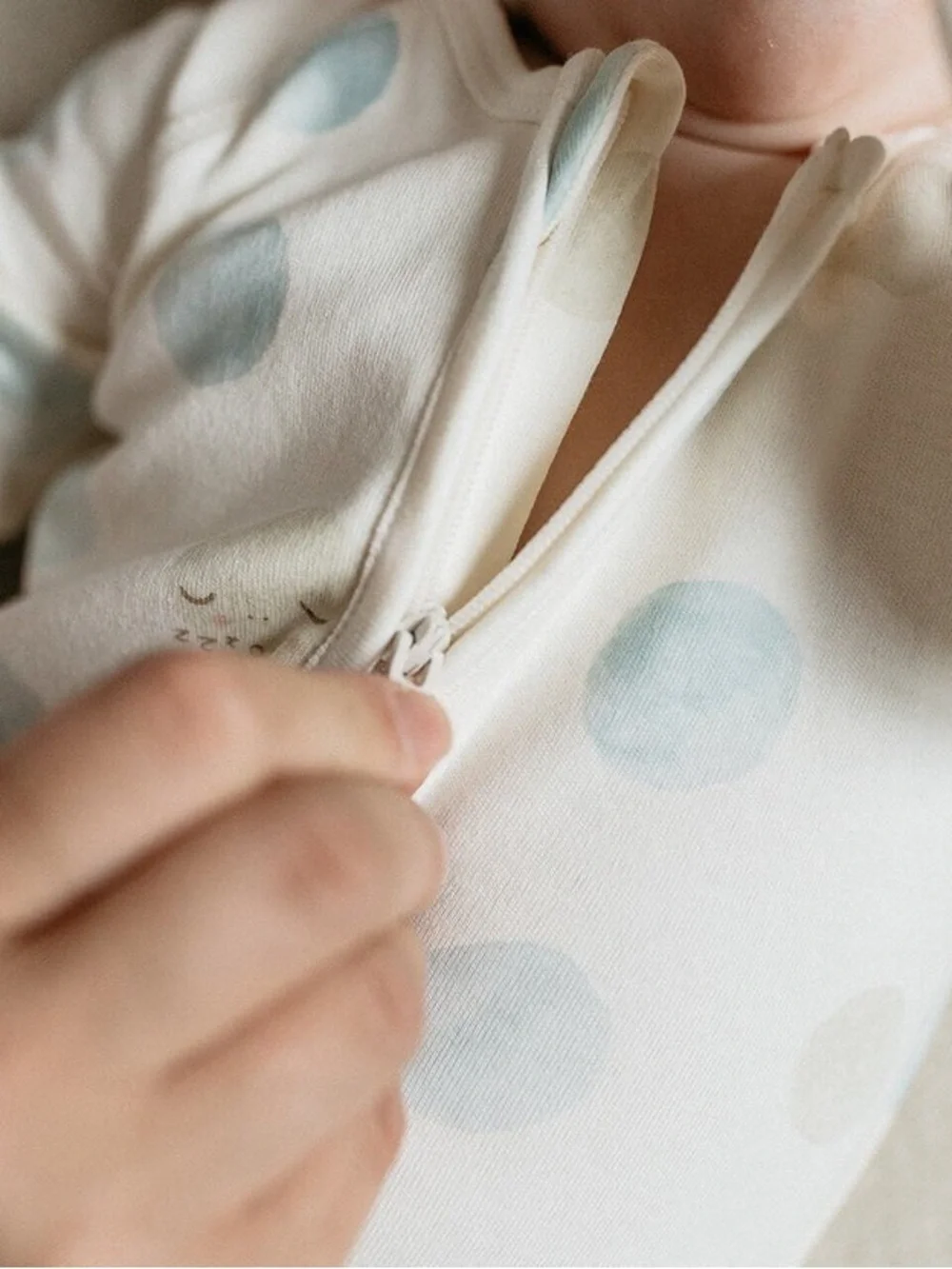 Pehr Zippered Footie Luna Dusk Baby Sleeper